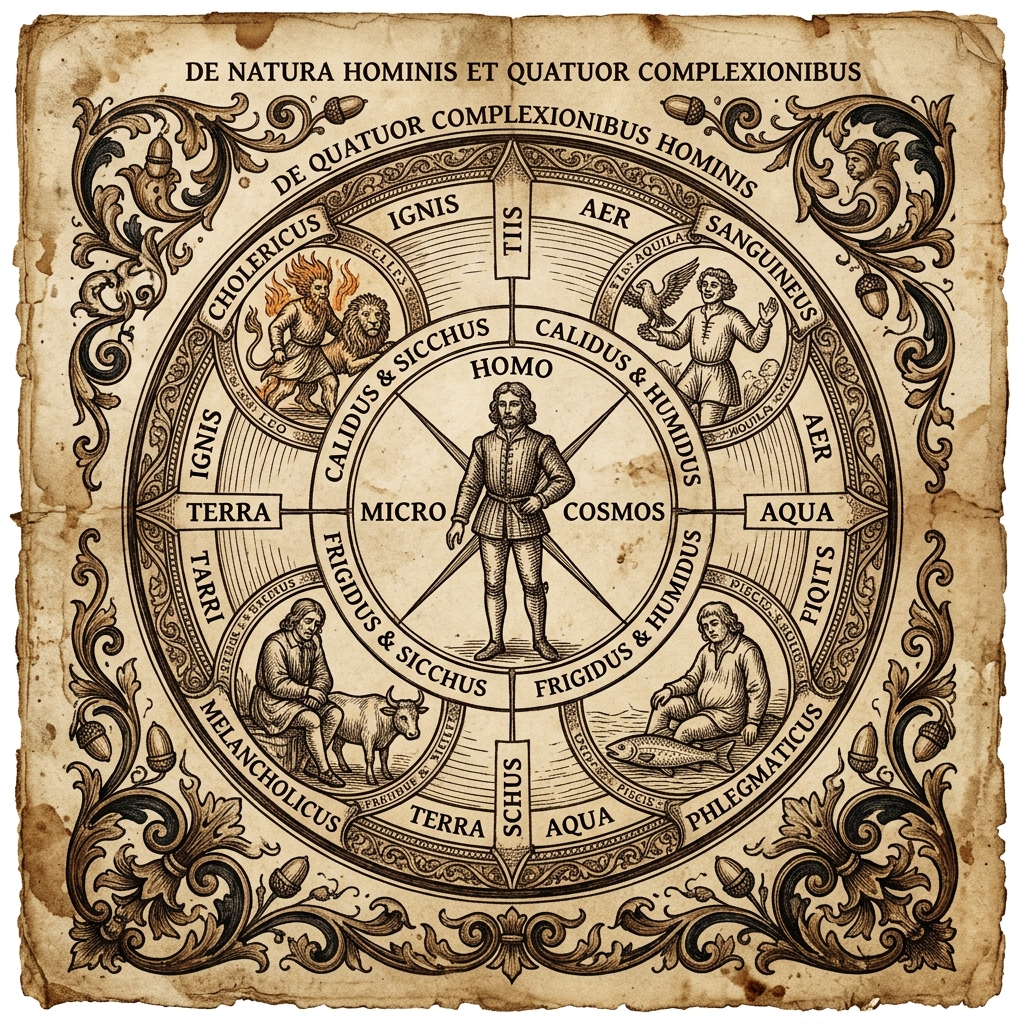 四気質相関之図 ── 余の手による